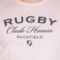 T-shirt à manches courtes Members Club House Rugby Rose