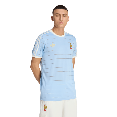 T-shirt officiel FFR 120 ans – Tee shirt rugby France bleu officiel supporter