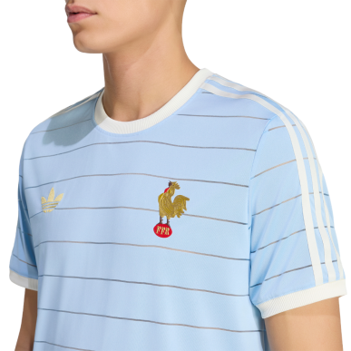 T-shirt officiel FFR 120 ans – Tee shirt rugby France bleu officiel supporter