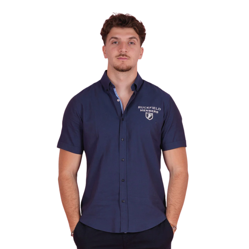 Chemisette bleue Ruckfield Members Club House Rugby