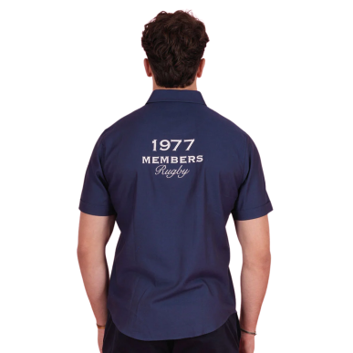 Chemisette bleue Ruckfield Members Club House Rugby | Rugby Approved Perpignan