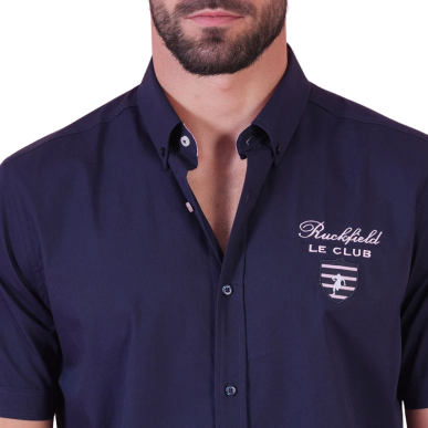 Chemisette bleu marine Ruckfield Le Club | Rugby Approved Perpignan
