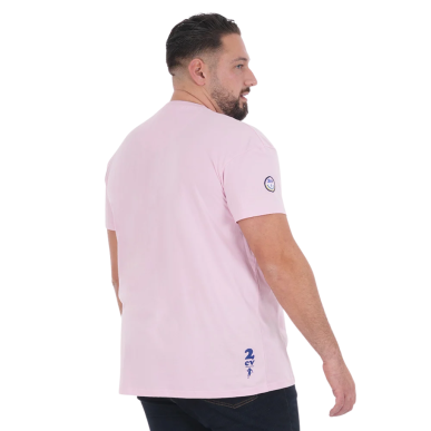 T-shirt rose Ruckfield x 2CV manches courtes | Rugby Approved Perpignan