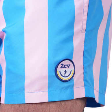 Maillot de bain rose Ruckfield x 2CV | Rugby Approved Perpignan