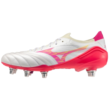 MORELIA NEO IV ß ELITE SI Rugby White/Pink | Rugby Approved Perpignan