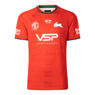 T-shirt entraînement Rabbitohs rouge | Rugby Approved Perpignan