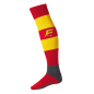 Chaussettes rugby rayées Sang et Or Force XV | Rugby Approved Perpignan