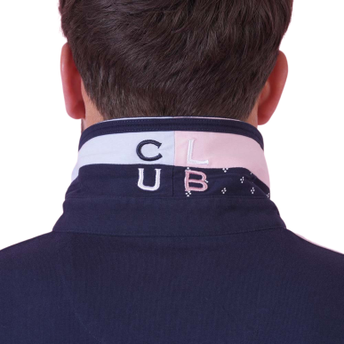 Polo color block manches longues Ruckfield Le Club | Rugby Approved Perpignan