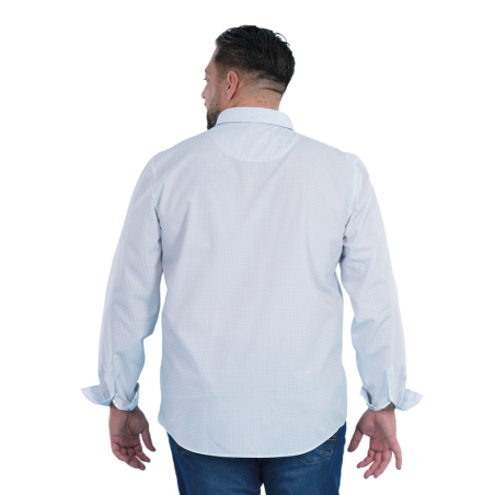 Chemise blanche no-iron à manches longues Ruckfield Ligne City