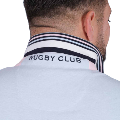 Polo bleu clair manches courtes Ruckfield Le Club | Rugby Approved Perpignan