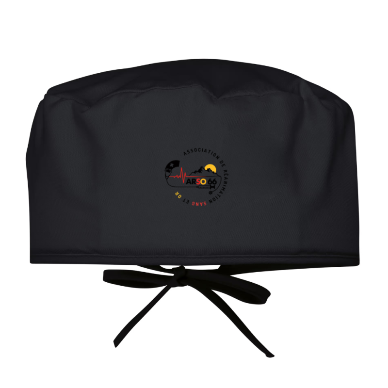 Calot ARSO 66 – Calot médical avec logo Association Réanimation Sang et Or