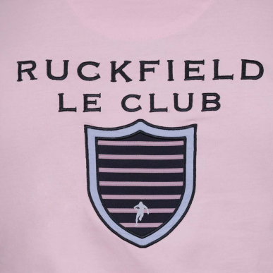 Polo rose manches courtes Ruckfield Le Club | Rugby Approved Perpignan