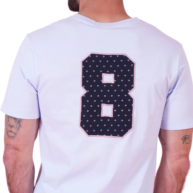 T-shirt bleu clair manches courtes Ruckfield Le Club | Rugby Approved Perpignan