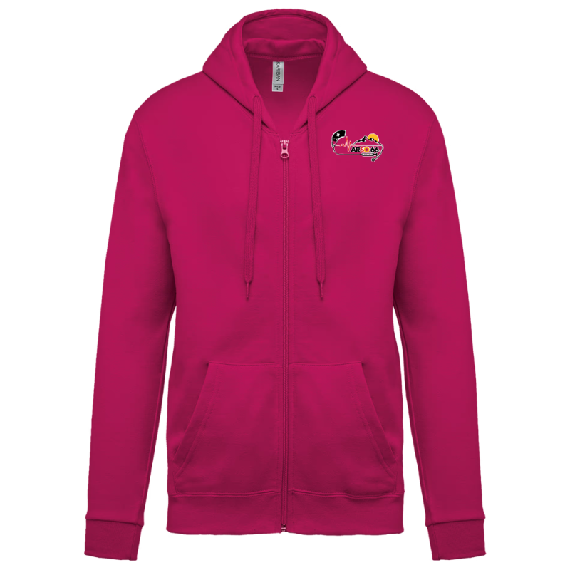 Gilet ARSO 66 | Hoodie transfert cœur et dos – Association Réanimation Perpignan