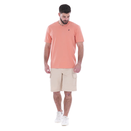 Bermuda cargo Ruckfield Essentiel beige | Rugby Approved Perpignan