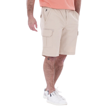 Bermuda cargo Ruckfield Essentiel beige | Rugby Approved Perpignan