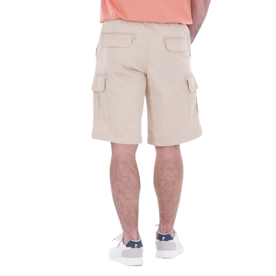 Bermuda cargo Ruckfield Essentiel beige | Rugby Approved Perpignan