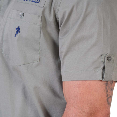 Chemise manches courtes kaki Flowers of Rugby Ruckfield | Rugby Approved Perpignan