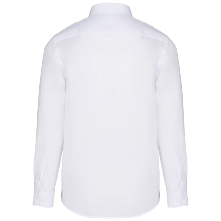 Chemise blanche manche longue brodée - Représentant fédéral