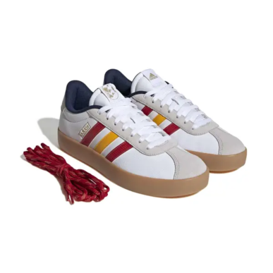 Baskets Adidas VL Court 3.0 rouge et jaune | Rugby Approved Perpignan