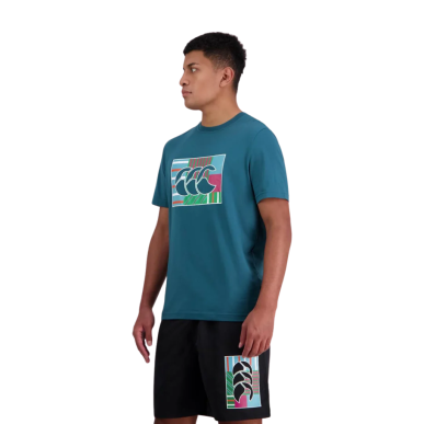 T-shirt Canterbury CCC vert d’eau | Rugby Approved Perpignan