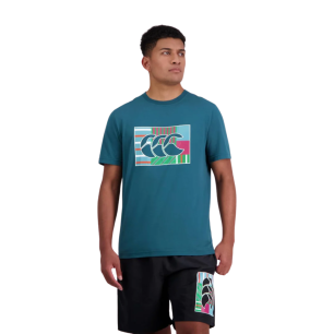 T-shirt Canterbury CCC vert d’eau | Rugby Approved Perpignan