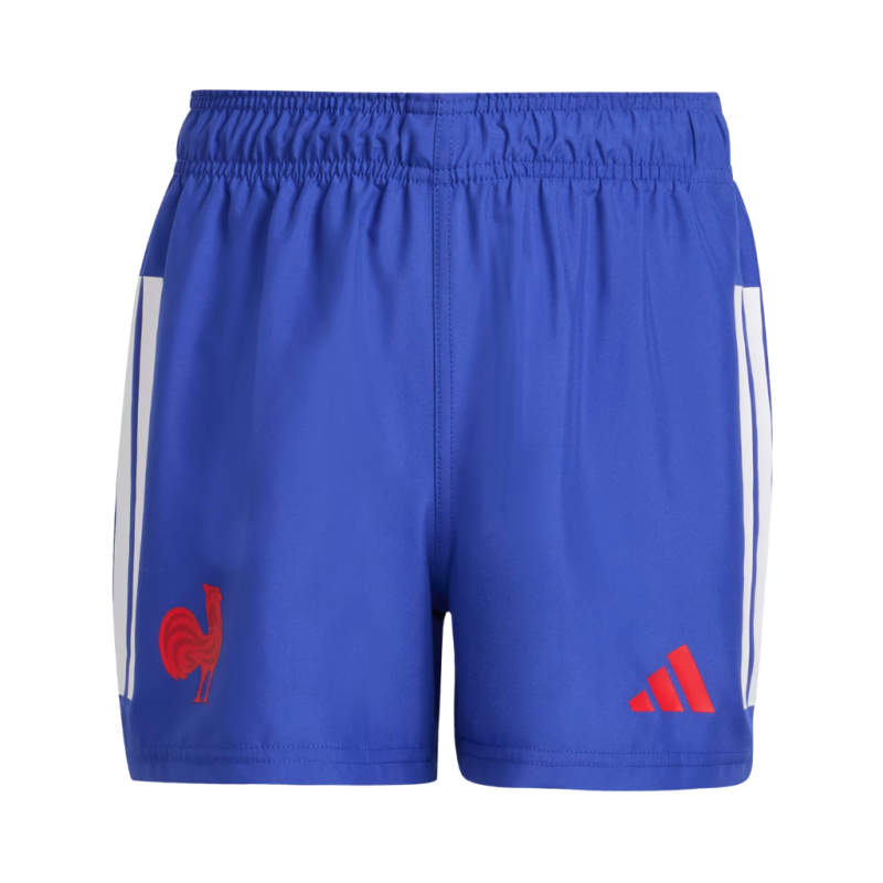 Short de match officiel Adidas FFR 2025/2026 pour enfants