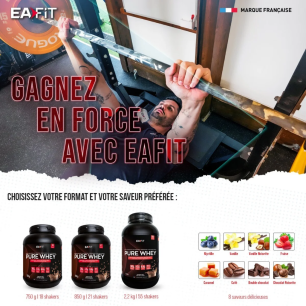EAFIT pure whey Saveur Vanille Intense