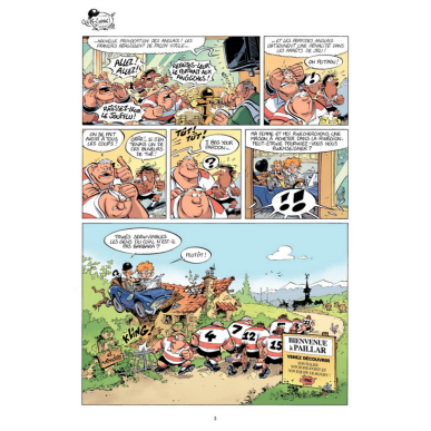 BD Les Rugbymen "On va leur en mettre plein les yeux" Tome 1