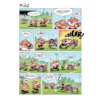 BD Les Rugbymen "On va leur en mettre plein les yeux" Tome 1