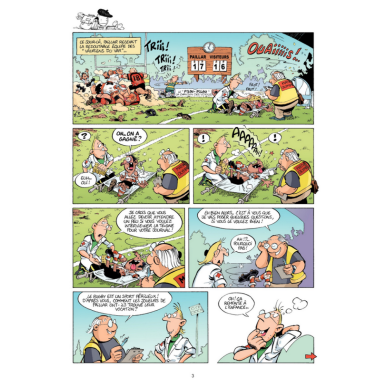 BD Les Rugbymen "On va gagner avec le lard et la manière" Tome 5