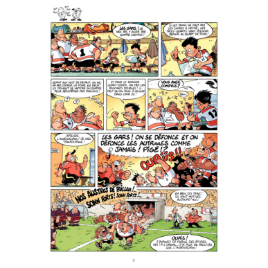 BD Les Rugbymen "Le résultat on s'en fout ! Il faut gagner !" Tome 7