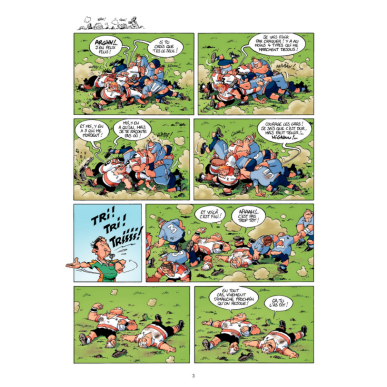 BD Les Rugbymen "En face, ils ont 15 bras et 15 jambes, comme nous !" Tome 8