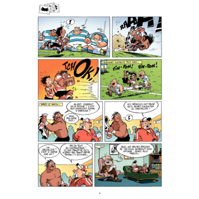 BD Les Rugbymen "Les gars, ensemble, on est un groupe électrogène !" Tome 10