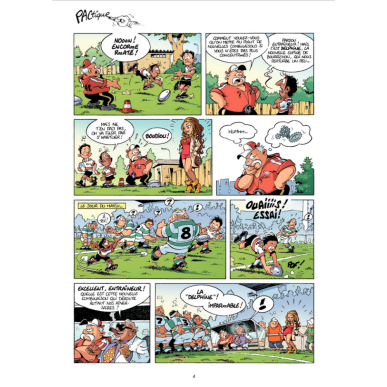 BD Les Rugbymen "On mène, mais gardons les pieds sur la tête !" Tome 11