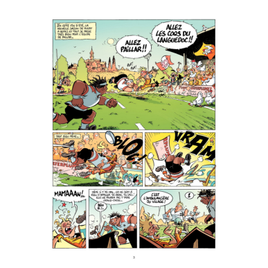 BD Les Rugbymen "On a déboulé à Marcatraz" Tome 14