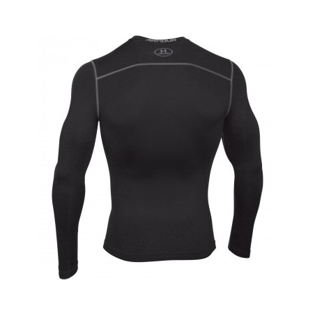 Tee shirt Crew Armour Compression ColdGear® LS Under Armour noir