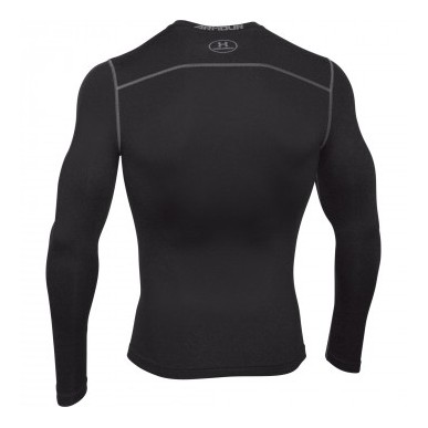 Tee shirt Crew Armour Compression ColdGear® LS Under Armour noir