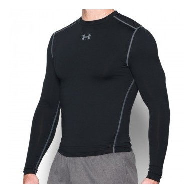 Tee shirt Crew Armour Compression ColdGear® LS Under Armour noir