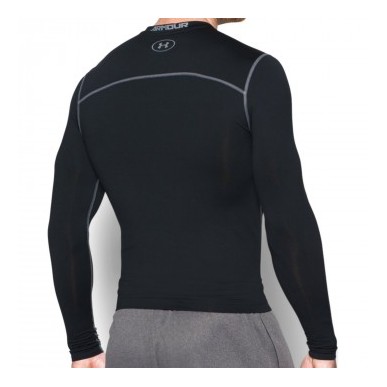 Tee shirt Crew Armour Compression ColdGear® LS Under Armour noir