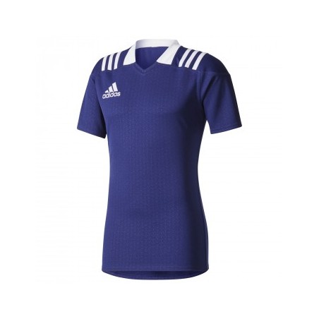 Maillot rugby TW 3S F Adidas bleu foncé