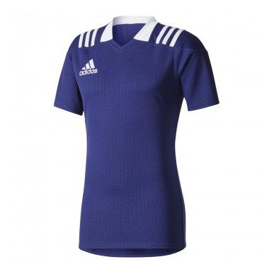 Maillot rugby TW 3S F Adidas bleu foncé