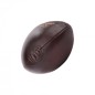 Mini ballon rugby Cuir 4 Panneaux All Sport Vintage marron foncé